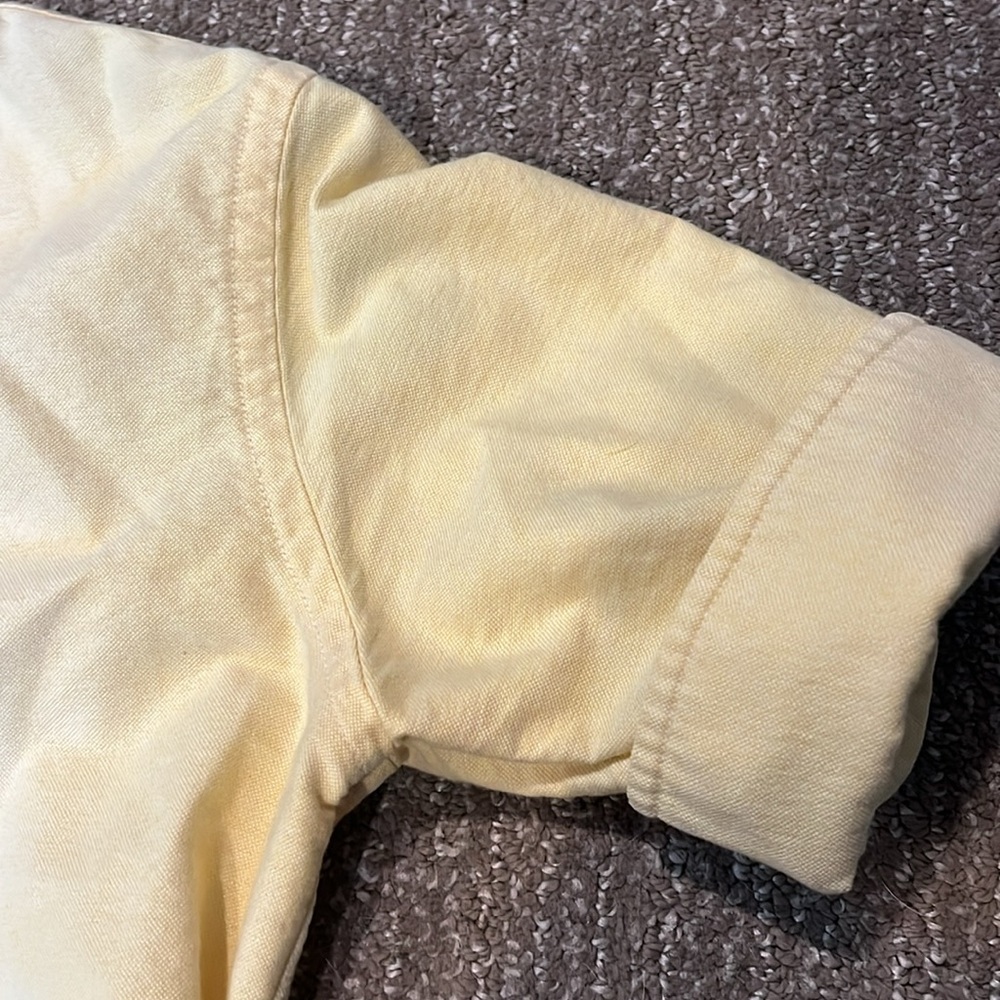 Ralph Lauren Yellow Button Down Shirt - Picture 3 of 6